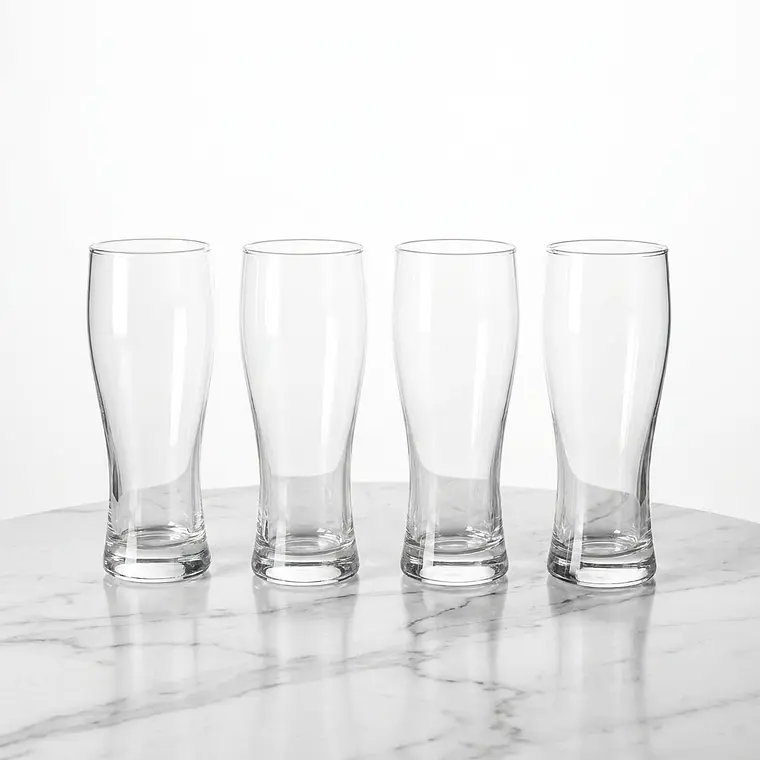 JUEGO DE 4 VASOS CAN LISO CERVECERO ROSTOCK  1