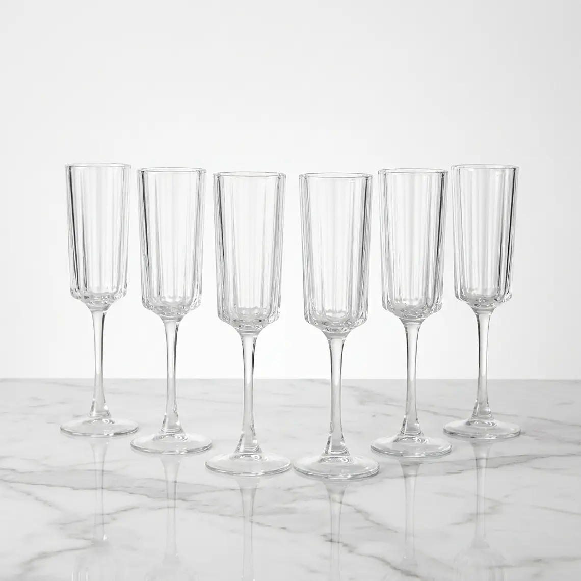 JUEGO DE 6 COPAS CHAMPAGNE VINTAGE - 190 ML 1