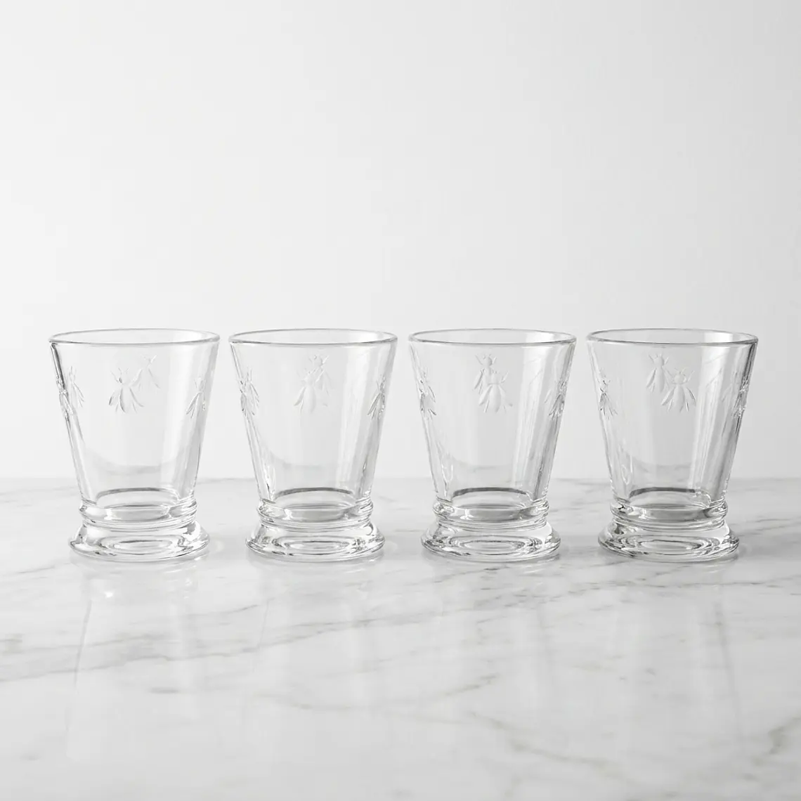 JUEGO 4 VASOS HONEY B - 270 ML  1