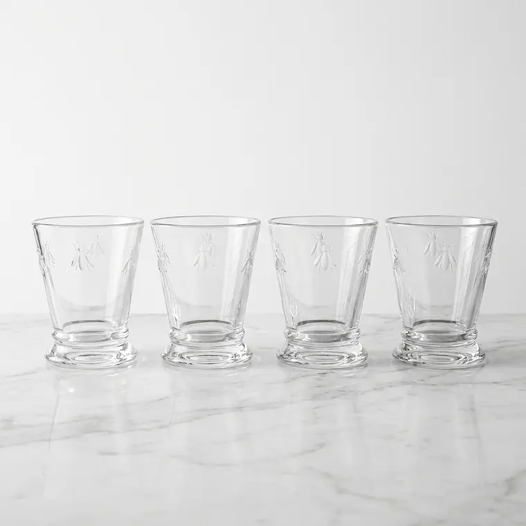 JUEGO 4 VASOS HONEY B - 270 ML  1