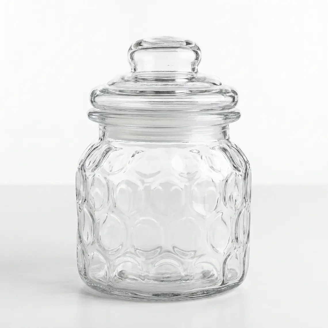 FRASCO VIDRIO TAPA VIDRIO - 600 ML 1