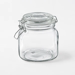 FRASCO HERMETICO VIDRIO T/CLIP P/ENCURTIDO - 800 ML 