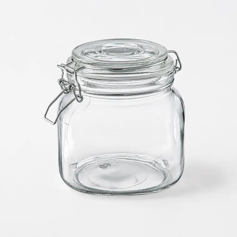 FRASCO HERMETICO VIDRIO T/CLIP P/ENCURTIDO - 800 ML  1