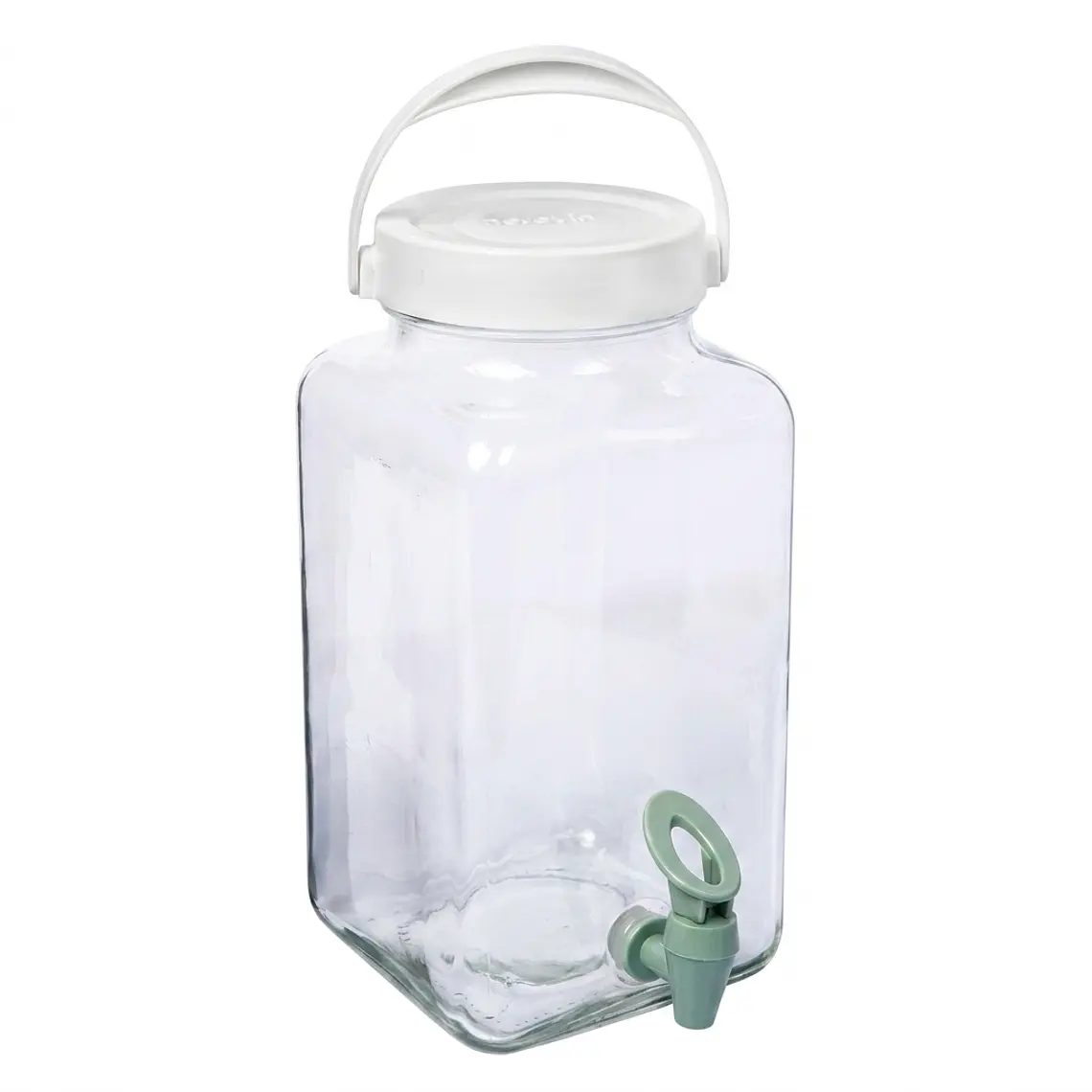 FRASCO CUADRADO C/DISPENSADOR WHITE - 3 LT  1