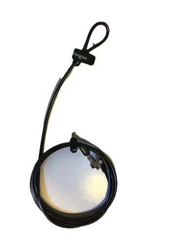 Cable se seguridad con llave