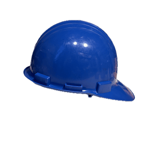 Casco de seguridad azul 4 puntas