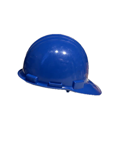 Casco de seguridad azul 4 puntas