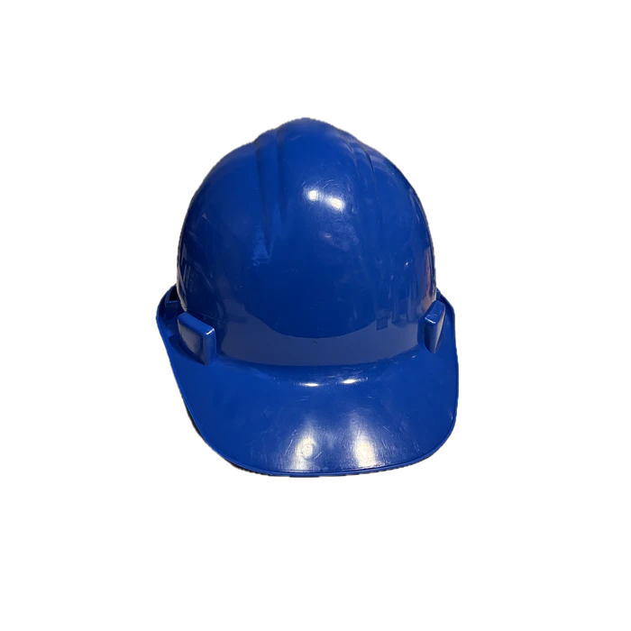 Casco de seguridad azul 4 puntas 2