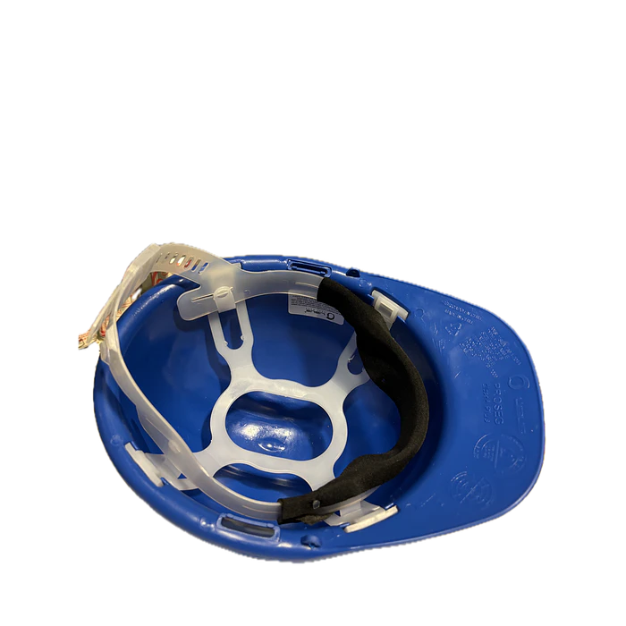 Casco de seguridad azul 4 puntas 3