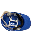 Casco de seguridad azul 4 puntas 3
