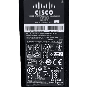 Inyector PoE Cisco Fa015LS1-00 Usado