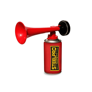 Bocina de Emergencia SteelPro Roja