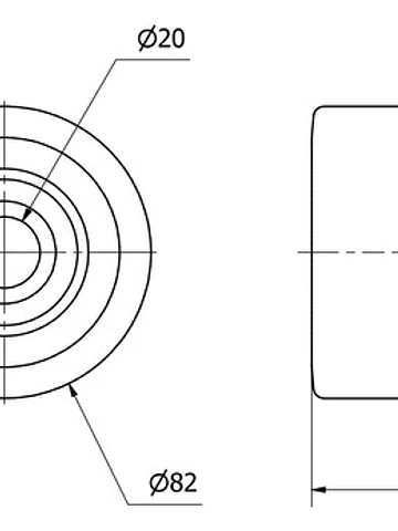 Rueda Traspaleta 82x60x20