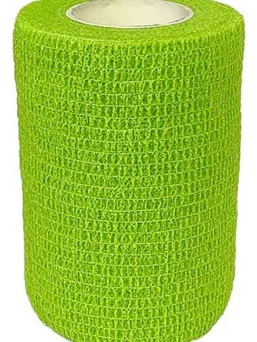 pack 12 vendas Cohesiva 7.5cm X 4.5mt - Verde lima