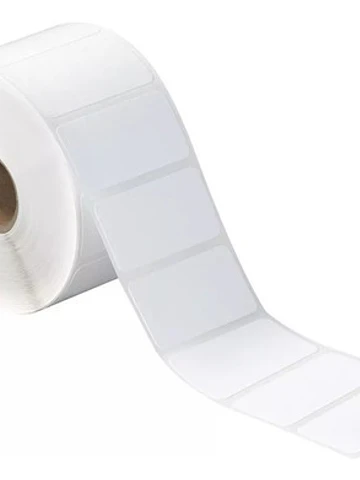 Rollo Etiqueta Adhesiva Para Impresora 50x30mm 1250 Unidades Blanco