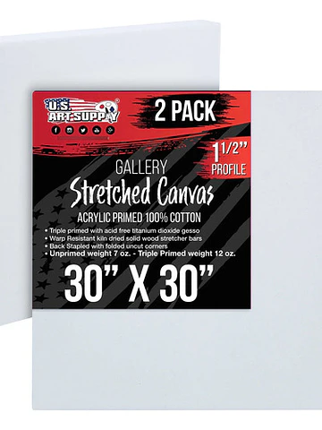 Lienzo Estirado 76 X 76 cm Profundidad De Galería, 3,8 Cm