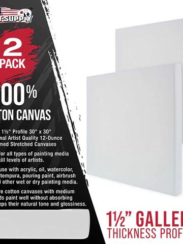 Lienzo Estirado 76 X 76 cm Profundidad De Galería, 3,8 Cm