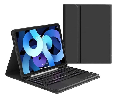 Carcasa Funda con Teclado Para iPad Air 4 2020 / 5 2022 10.9 Black