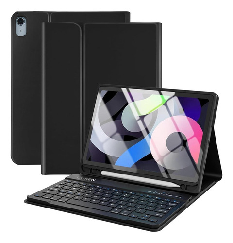 Carcasa Funda con Teclado Para iPad Air 4ª y 5ª Gen 10.9 Black Air