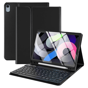 Carcasa Funda con Teclado Para iPad Air 4ª y 5ª Gen  10.9  Black Air