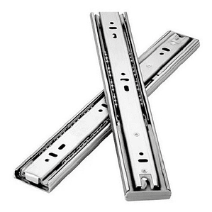 Corredera Telescópica Tl-30cm Ducasse Color Plateado (2 unidades)