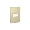 Interruptor Simple 9/24 250v Dorado/Beige Schneider Orion 1