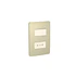 Enchufe Simple + Interruptor Dorado/bige Schneider Orion  S713208234 
