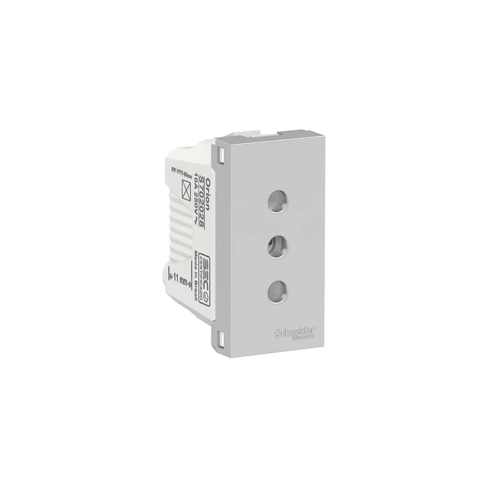 Modulo Enchufe 2p + T 10a 250v  Aluminio Schneider Orion  S70202874 