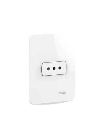 Enchufe Simple 10a 250v Blanco Schneider Miluz