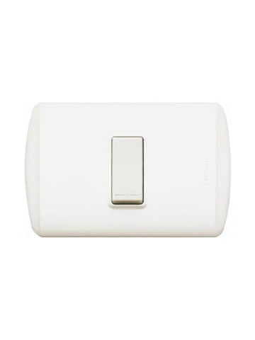 Interruptor 9/12 Simple 10a 220v Blanco Bticino Modus Plus