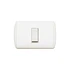 Interruptor 9/12 Simple 10a 220v Blanco Bticino Modus Plus