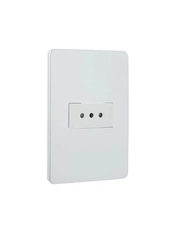 Enchufe Simple 250 V Plata/blanco Schneider S713028634 