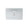 Enchufe Simple 250 V Plata/blanco Schneider S713028634  2