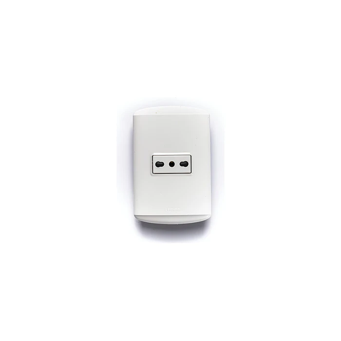 Enchufe Simple 2p+t 10/16a 250v Blanca Emb Bticino 1180bn 1