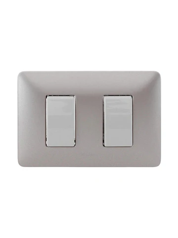 Interruptor 9/15 Bticino Matix Arm Plac Titanio Sam5001u2btf - Beige
