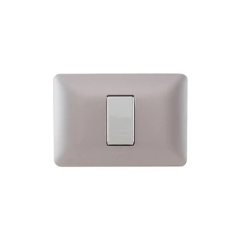 Interruptor 9/12 Bticino Matix Arm. Placa Titanio Sam5001btf