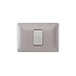 Interruptor 9/12 Bticino Matix Arm. Placa Titanio Sam5001btf