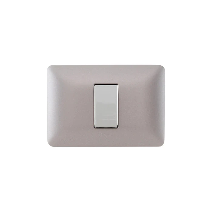 Interruptor 9/12 Bticino Matix Arm. Placa Titanio Sam5001btf 1