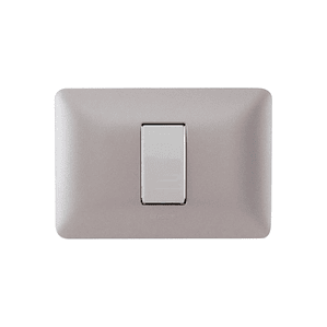 Interruptor 9/12 Bticino Matix Arm. Placa Titanio Sam5001btf