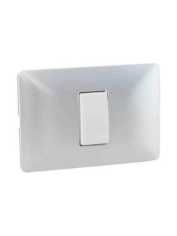 Interruptor 9/12 Bticino Matix Armado Alum/blanco Sam5001ar1