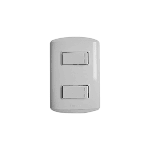 Interruptor Doble 9/15 Armado Bticino Modus Plus 1200bn