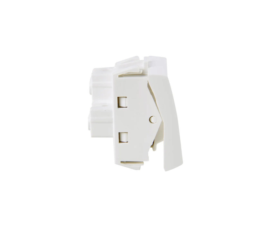Pack 4 Modulos Pulsador Timbre Blanco Halux Serie Clio