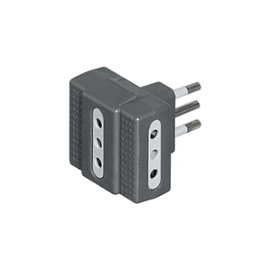 Triple En Linea 2p+t 10a 250v Gris Bticino Tris 3603gp