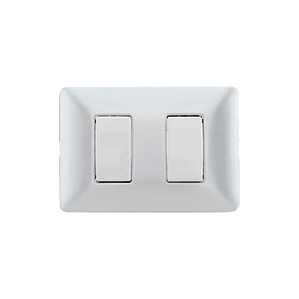 Interruptor Doble Bticino Matix Sam5001ar2