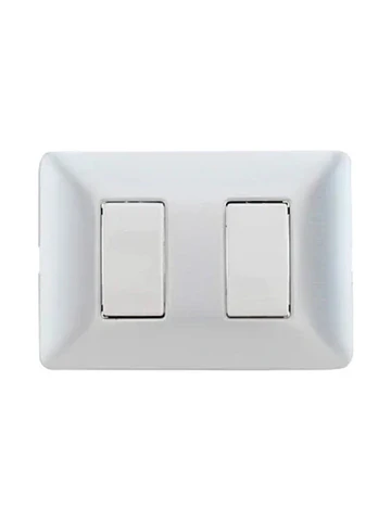 Interruptor Doble Bticino Matix Sam5001ar2