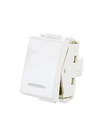 Modulo Interruptor 10a 220v Blanco Halux Serie Clio Pack 4 U