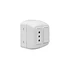 Enchufe + Interruptor Sobrepuesto Blanco Bticino Modus Plus Cal1203bn
