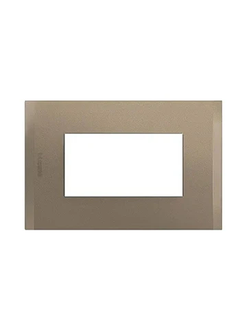 Placa 3 Modulos Bticino Nobile Terra Con Soporte AF5S3TI
