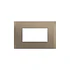 Placa 3 Modulos Bticino Nobile Terra Con Soporte AF5S3TI
