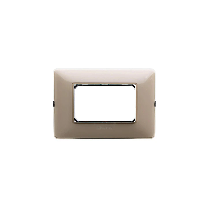 Placa 3 Modulos Marfil C/soporte Bticino Matix SAM4803CAVF
